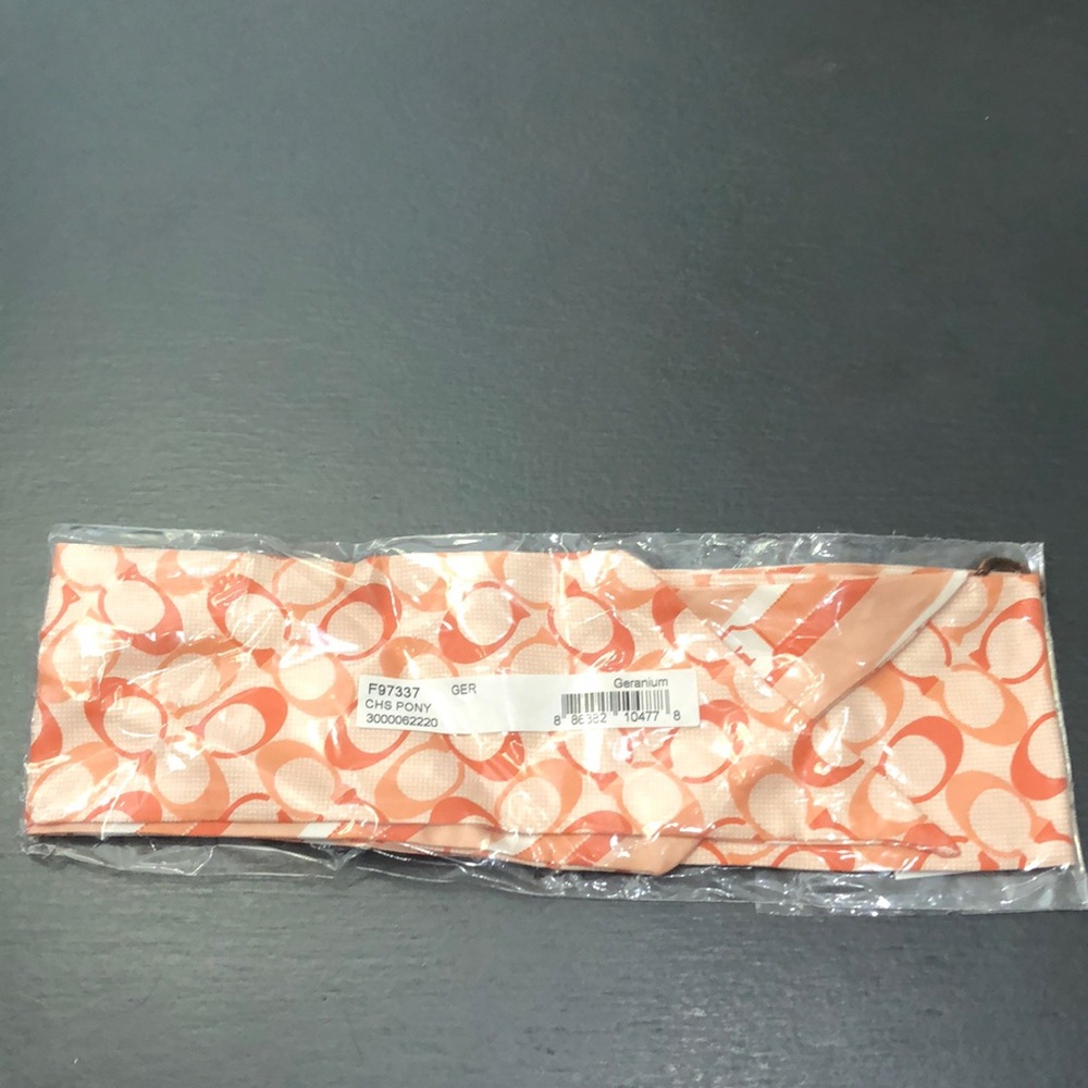 Coach Pony Scarf - NWT
